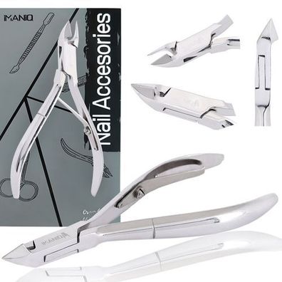 Hautzange Nagelknipser Schere Kosmetik Maniküre Studio SPA silber