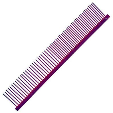Grooming-Edelstahlkamm zum Kämmen von Hund und Katze Violett