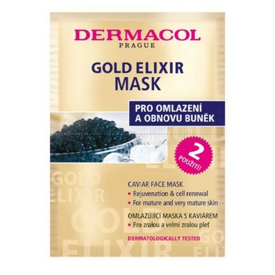 Dermacol Gold Elixir 16ml Face Mask