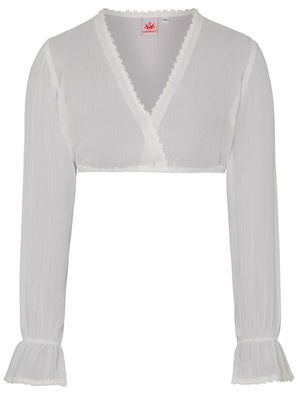 Dirndlbluse Filomena Langarm ecru