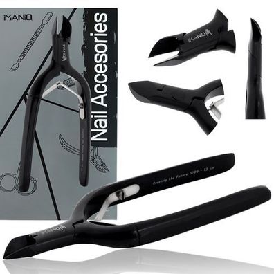 Hautzange Nagelknipser Schere Kosmetik Maniküre Studio SPA schwarz