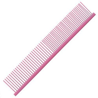 Grooming-Edelstahlkamm zum Kämmen von Hund und Katze Rosa