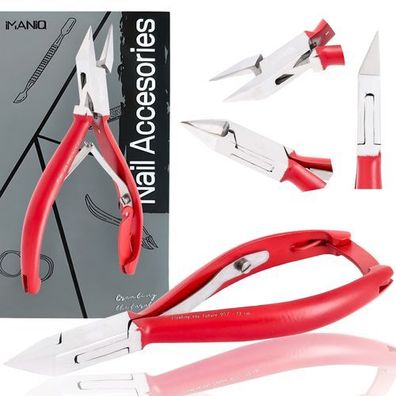 Hautzange Nagelknipser Schere Kosmetik Maniküre Studio SPA rot