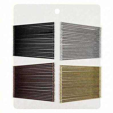Professionelle Friseur-Abteilklammern mehrfarbig 5cm - 4x30 Stück Set