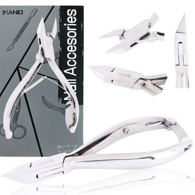 Hautzange Nagelknipser Schere Kosmetik Maniküre Studio SPA silber