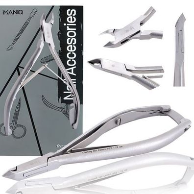 Hautzange Nagelknipser Schere Kosmetik Maniküre Studio SPA silber