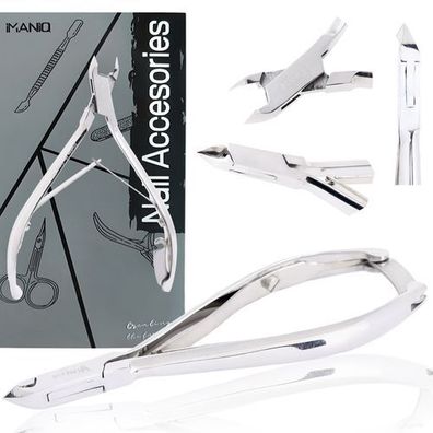 Hautzange Nagelknipser Schere Kosmetik Maniküre Studio SPA silber