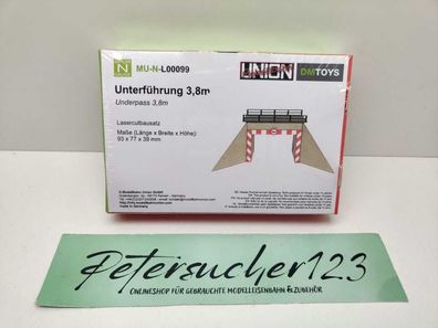DM-Toys N L00099 Unterführung 3,8m Lasercutbausatz / Ungeöffnet / 1:160 / OVP