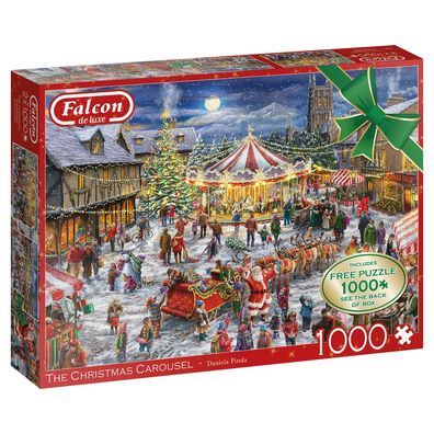 The Christmas Carousel 2x1000 Teile Puzzle