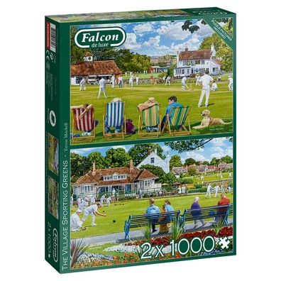 The Village Sporting Greens 2x1000 Teile Puzzle