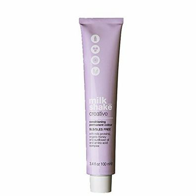 Vopsea permanenta Milk Shake Creative 6.16A, Blond Inchis Cenusiu, 100ml