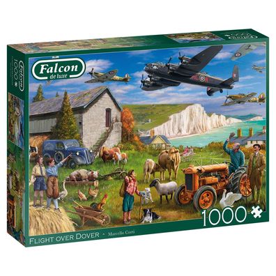 Flug über Dover 1000 Teile Puzzle
