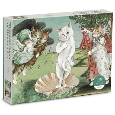 Galison Puzzle Meowsterpiece: Geburt der Venus 1000 Teile