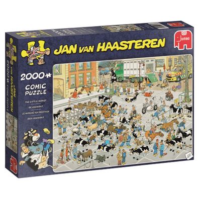 Jan van Haasteren Der Viehmarkt 2000 Teile Puzzle