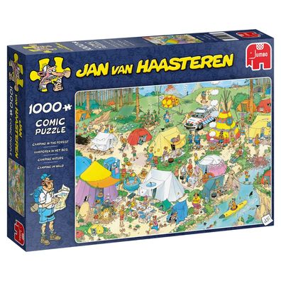 Jan van Haasteren Camping im Wald 1000 Teile Puzzle