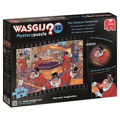 Wasgij Mystery 12 Die üblichen Verdächtigen! 1000 Teile Puzzle
