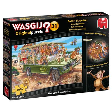 Wasgij Original 31 Safari Überraschung! 1000 Teile Puzzle