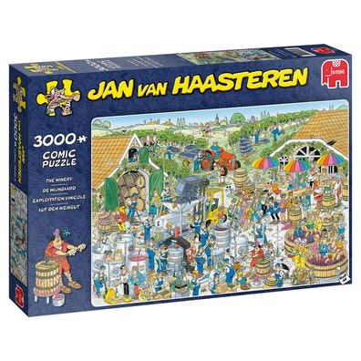 Jan van Haasteren, Auf dem Weingut, 3000 Teile Puzzle