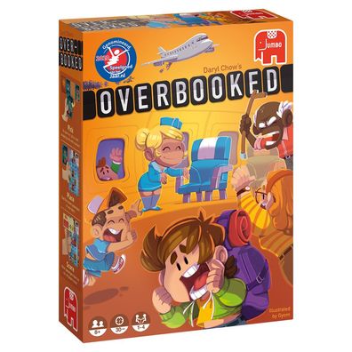 Jumbo Spiele 19738 Overbooked, Familienspiel