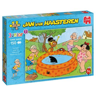 Jan van Haasteren Junior 7 Planschbecken-Streiche 150 Teile Puzzle