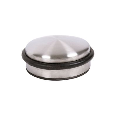 Wandtürstopper Türpuffer massiv Metall Türstopper rund Gummiring rutschf