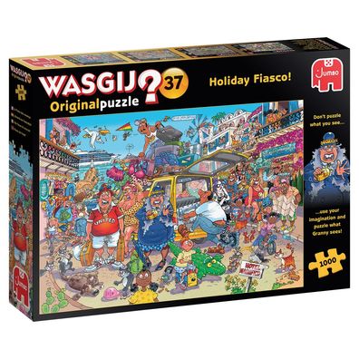 Wasgij Original 37, Ferien-Fiasco!, 1000 Teile Puzzle