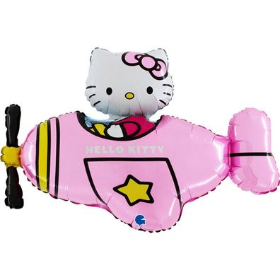 Airplane Pink Folienballon 76 cm