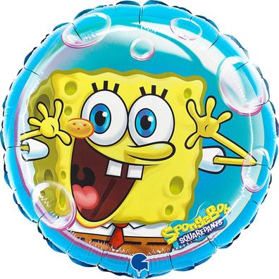 Schwammkopf Bubbles Folienballon 46 cm