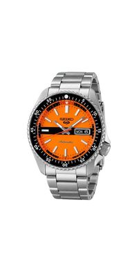 Seiko 5 Sports 55th Anniversary Special Edition Automatik Herrenuhr Orange SRPK11K1