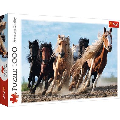 Trefl, Galoppierende Pferde, 1000 Teile Puzzle