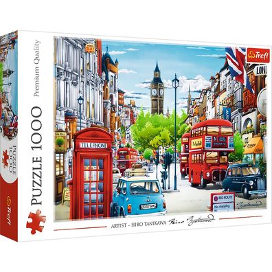 Trefl, ondons Straßen, 1000 Teile Puzzle