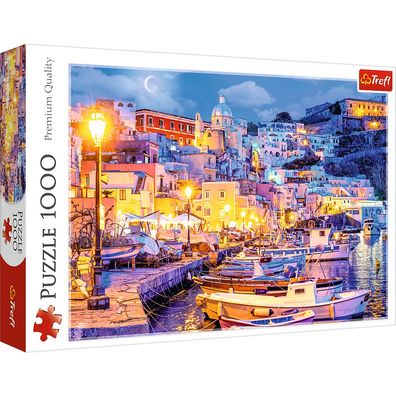 Trefl, Insel Procida bei Nacht, 1000 Teile Puzzle