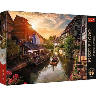 Trefl, Kleines Venedig in Colmar, 1000 Teile Premium Plus Puzzle