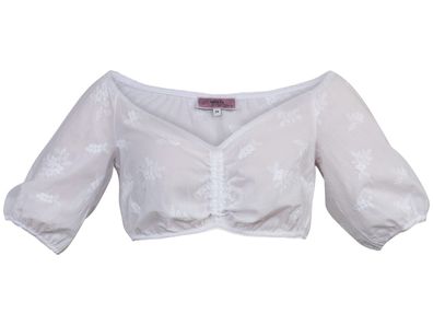 Dirndlbluse Arnreit weiß