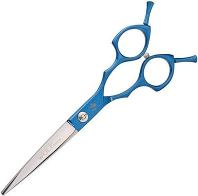 WOLF Haarschere rechtshändig 6,5 Offset Friseur- und Grooming-Schere Superior-Linie