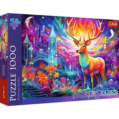Trefl, DreamScapes Mystischer Hirsch, 1000 Teile Puzzle