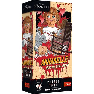 Trefl, Hall of Horror, Annabelle, 1000 Teile Premium Plus Puzzle