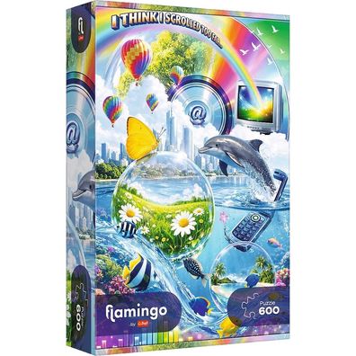 Flamingo by Trefl Internet Chaos 600 Teile Puzzle
