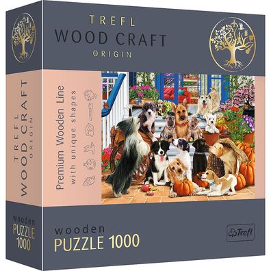 Hundefreundschaft 1000 Teile Holz Puzzle