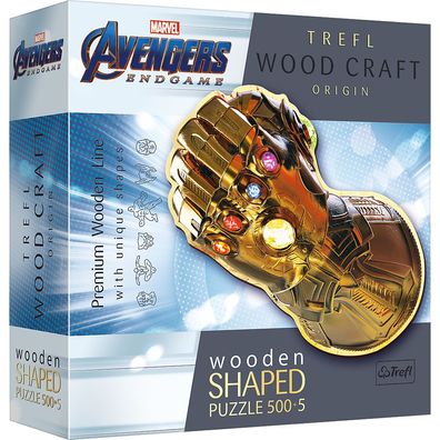 Marvel Avengers Infinity Gauntlet 500 + 5 Holzpuzzle