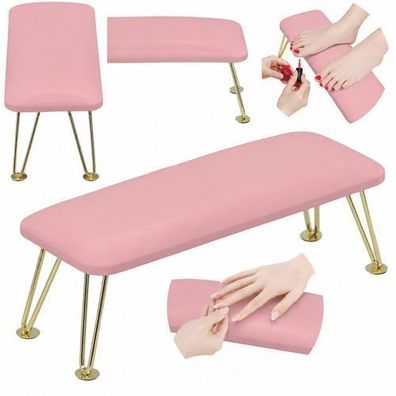 Handauflage für Maniküre Salon rosa