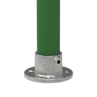 Rohrverbinder Wandbefestigung rund Ø 21,3 mm (1/2") | Temperguss verzinkt | 131T21