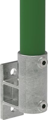 Rohrverbinder Wandhalter Platte vertikal Ø 48,3 mm (1 1/2") | Temperguss verzinkt |