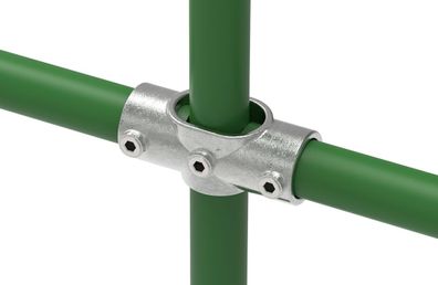 Rohrverbinder Kreuzstück verstellbar 0-11° Ø 42,4 mm (1 1/4") | Temperguss verzinkt |