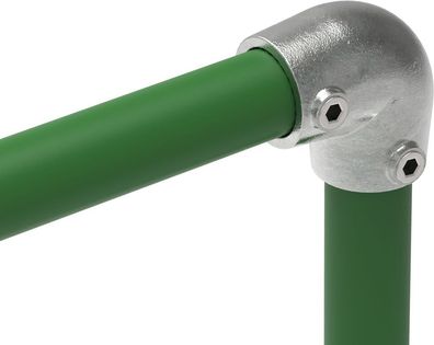 Rohrverbinder Bogen 90° verstellbar 0-11° Ø 48,3 mm (1 1/2") | Temperguss verzinkt |