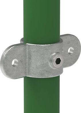 Rohrverbinder Gelenkauge doppelt Ø 33,7 mm (1") | Temperguss verzinkt | 167MB34