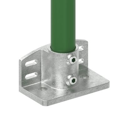 Rohrverbinder Wandhalter massiv Ø 42,4 mm (1 1/4") | Temperguss verzinkt | 247C42