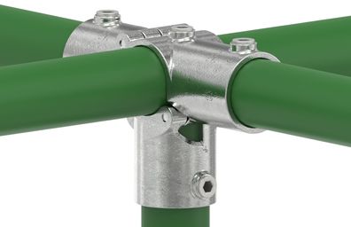 Rohrverbinder T-Stück für Stützrohr Ø 48,3 mm (1 1/2") | Temperguss verzinkt |