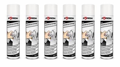 6x FÖRCH R551 Industrie Reiniger Entfetter Etikettenentferner Spezialreiniger