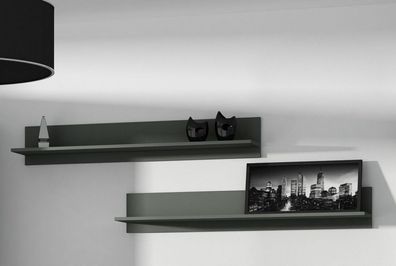Hängeregal Soho S-5 modernes Wohnzimmer Grau